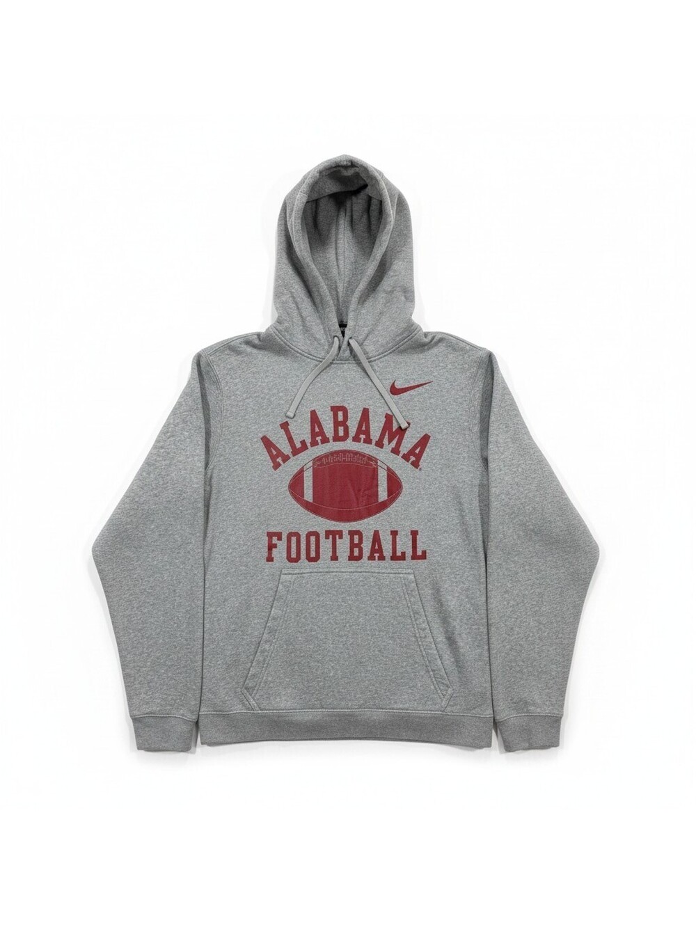 Nike Alabama Crimson Tide Hoodie Mens M Gray Football Pullover Sweatshirt